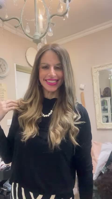 Rachel Hyman wig styling video 15 — sheitel work from Ramat Beit Shemesh salon