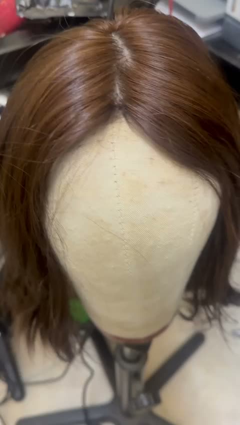 Rachel Hyman wig styling video 2 — sheitel work from Ramat Beit Shemesh salon