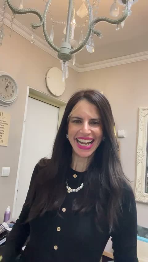 Rachel Hyman wig styling video 24 — sheitel work from Ramat Beit Shemesh salon