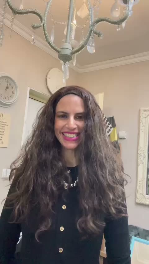Rachel Hyman wig styling video 25 — sheitel work from Ramat Beit Shemesh salon