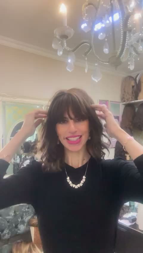 Rachel Hyman wig styling video 3 — sheitel work from Ramat Beit Shemesh salon